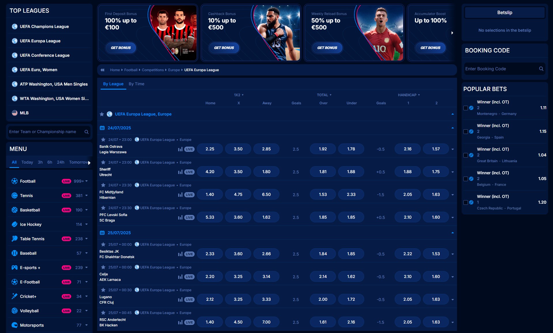 Klađenje uživo na Boomerang bet platformi s live koeficijentima